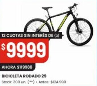 Changomas Bicicleta Rodado 29 oferta