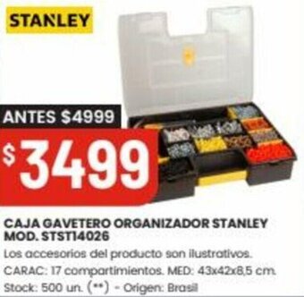 Changomas Caja Gavetero Organizador Stanley MOD. STST14026 oferta