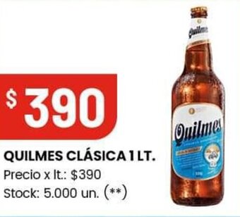 Changomas Quilmes Clásica 1lt oferta