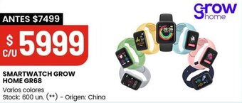 Changomas Smartwatch Grow Home GR68 oferta