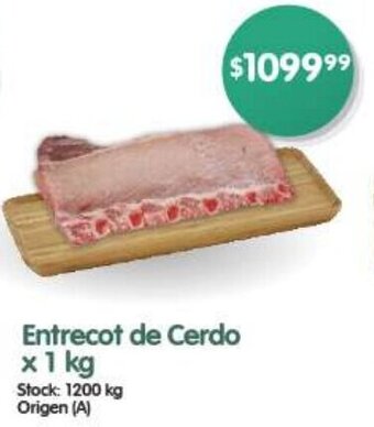 Supermercados Buenos Días Entrecot de Cerdo x 1kg oferta