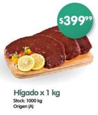 Supermercados Buenos Días Hígado x 1kg oferta