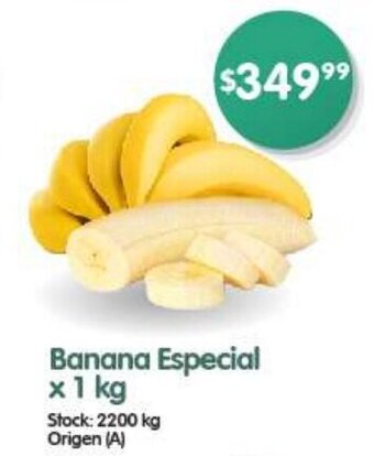 Supermercados Buenos Días Banana Especial x 1kg oferta