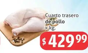 Cuarto trasero de pollo x kg