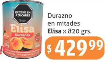 Gomez Pardo Durazno en mitades elisa oferta