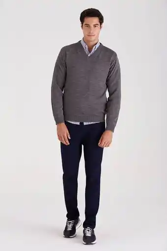 Macowens Jean indigo slim azul marino oferta