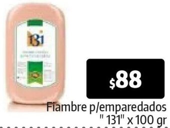 Autoservicio Capo Fiambre p/emparedados "131" x 100 gr oferta