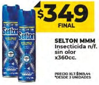 Supermayorista Vital SELTON MMM Insecticida n/f. sin olor x360cc. oferta