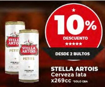 Supermayorista Vital STELLA ARTOIS Cerveza lata X269CC -SOLO CBA oferta