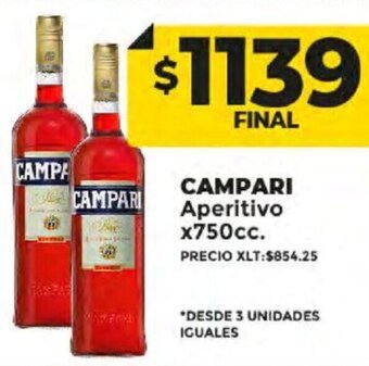 Supermayorista Vital CAMPARI Aperitivo x750cc. oferta