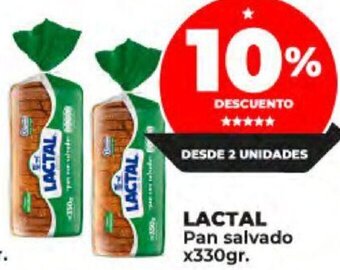 Supermayorista Vital LACTAL Pan salvado x330gr. oferta