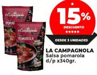 Supermayorista Vital LA CAMPAGNOLA Salsa pomarola d/p x340gr. oferta