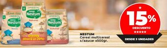 Supermayorista Vital NESTUM Cereal multicereal s/azucar x500gr. oferta
