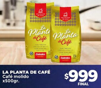 Supermayorista Vital LA PLANTA DE CAFÉ Café molido x500gr. oferta