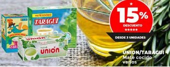 Supermayorista Vital UNION/TARAGUI Mate cocido varios oferta