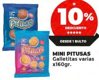 Supermayorista Vital MINI PITUSAS Galletitas varias x160gr. oferta