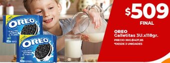 Supermayorista Vital OREO Galletitas 3U.x118gr. oferta