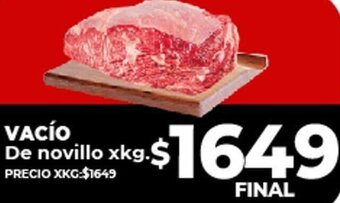 Supermayorista Vital VACÍO De novillo xkg. oferta