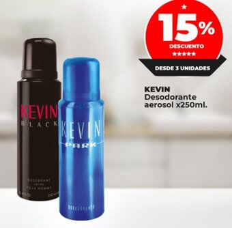 Supermayorista Vital KEVIN Desodorante aerosol x250ml. oferta