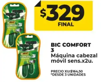 Supermayorista Vital BIC COMFORT 3 Máquina cabezal móvil sens.x2u. oferta
