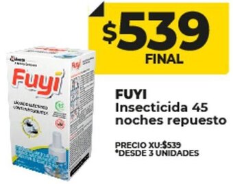 Supermayorista Vital FUYI Insecticida 45 noches repuesto oferta
