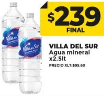 Supermayorista Vital VILLA DEL SUR Agua mineral x2.5lt oferta