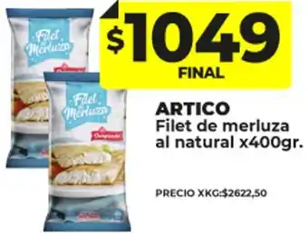 Supermayorista Vital ARTICO Filet de merluza al natural x400gr. oferta