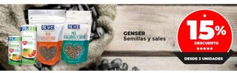 Supermayorista Vital GENSER Semillas y sales oferta