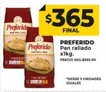 Supermayorista Vital Preferido pan rallado oferta