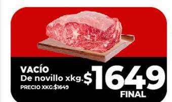 Supermayorista Vital Vacio de novillo x kg oferta