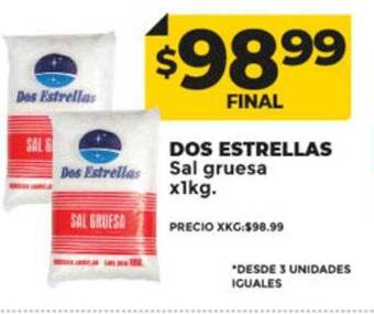 Supermayorista Vital Dos estrellas sal gruesa oferta