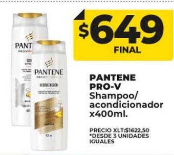 Supermayorista Vital Pantene pro-v shampoo acondicionador oferta
