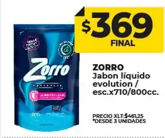 Supermayorista Vital Zorro jabon liquido evolution esc oferta