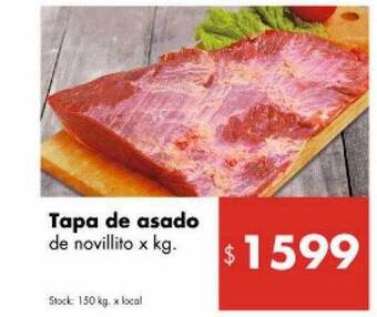 Disco Tapa de asado de novillito x kg oferta