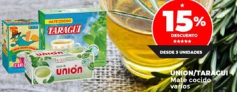 Supermayorista Vital UNION/TARAGUI Mate cocido varios oferta