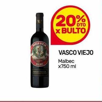 Nini Mayorista Vasco viejo malbec oferta