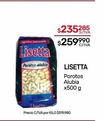 Nini Mayorista Lisetta porotos alubia oferta