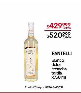 Nini Mayorista Fantelli blanco dulce cosecha tardía oferta