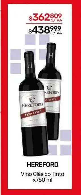Nini Mayorista Hereford vino clásico tinto oferta