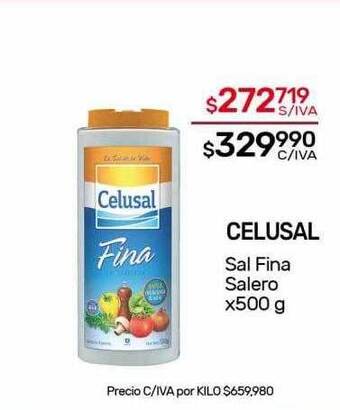 Nini Mayorista Celusal sal fina salero oferta