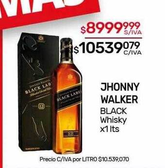 Nini Mayorista Jhonny walker black whisky oferta