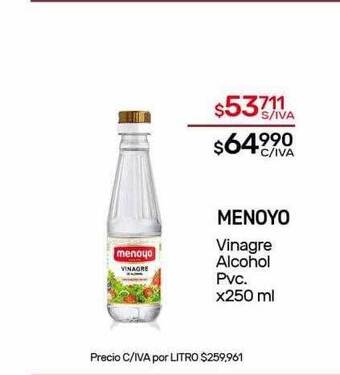 Nini Mayorista Menoyo vinagre alcohol pvc oferta