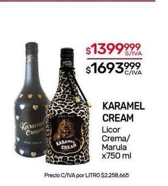 Nini Mayorista Karamel cream licor crema marula oferta