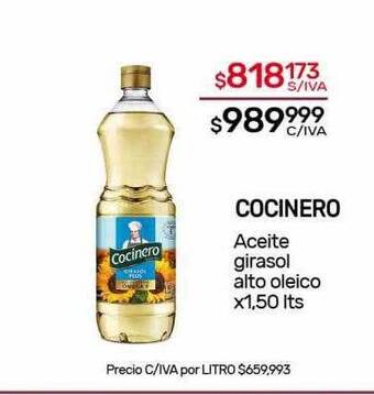 Nini Mayorista Cocinero aceite girasol alto oleico oferta