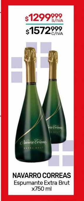 Nini Mayorista Navarro correas espumante extra brut oferta