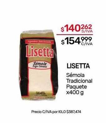 Nini Mayorista Lisetta sémola tradicional paquete oferta