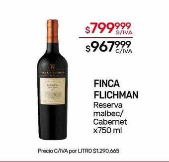 Nini Mayorista Finca flichman reserva malbec cabernet oferta