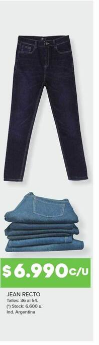 Carrefour Jean recto oferta