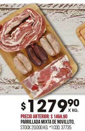 Coto Parrillada mixta de novillito oferta