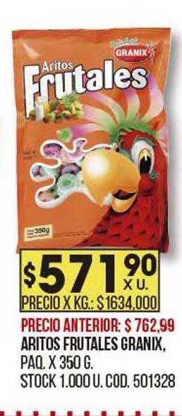 Coto Aritos frutales granix oferta